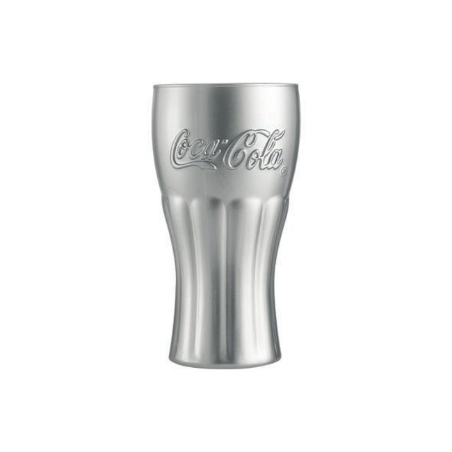 Luminarc Coca Cola Spiegel - Brille - Silber -37cl - (6er Set)