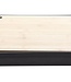 C&T Nero Cutting Board Bamboo W. Plast. Trayin Balck Holder 38x25xh4.7cm