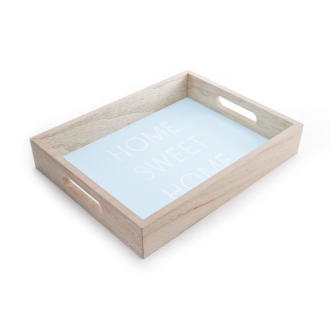 Cosy @ Home Plateau Aqua Wood 23x30x5cmhome Sweet Home