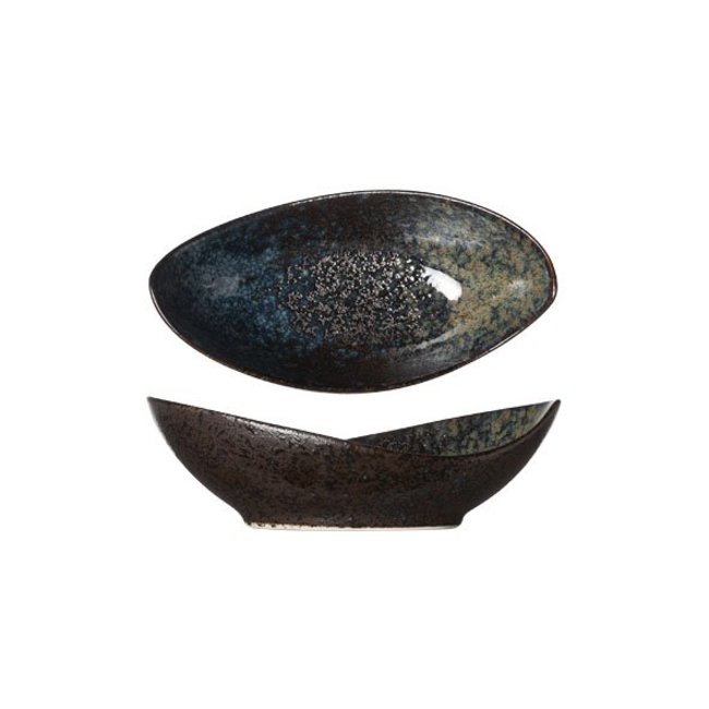 C&T Black-Yoru - Bowl - 16x8xh5cm - Ceramic - (set of 6)