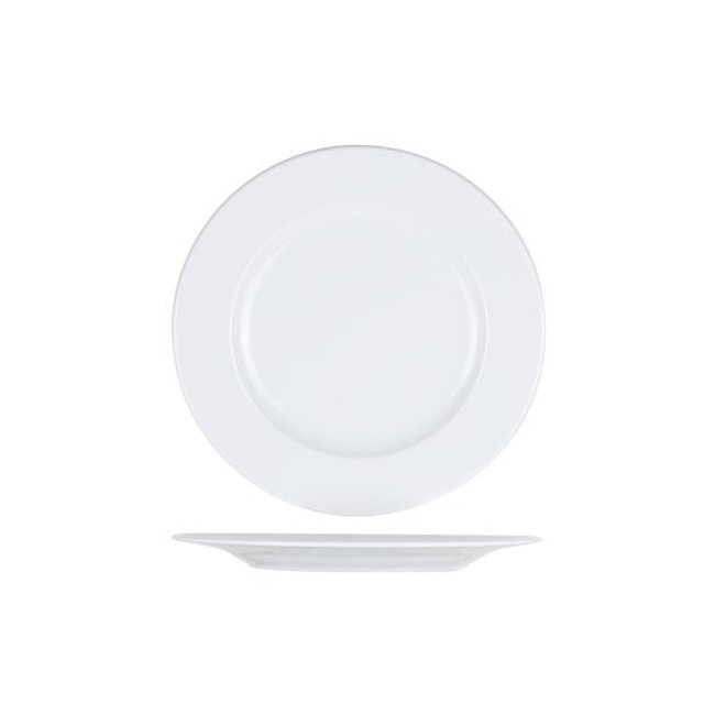 C&T Essentials - Assiette - Blanc - D27cm - Porcelaine - (lot de 6)