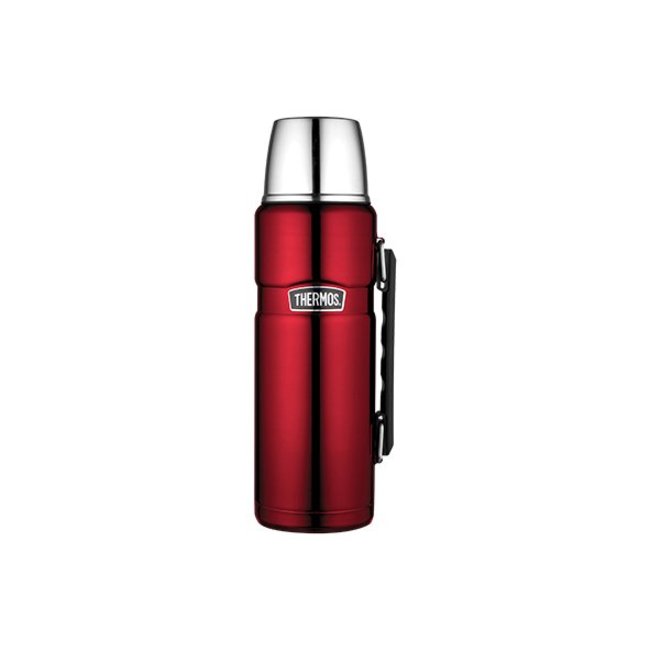 Thermos King - Bouteille isotherme - 1,2L - Rouge