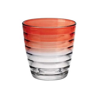 Bormioli Circles-Red - Water glasses - 27cl - (Set of 6)