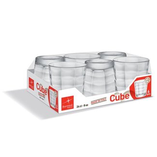 Bormioli Cube - Wassergläser - 24cl - (Set von 6)