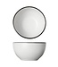 C&T Speckle White Bowl D14xh7.2cm black Board