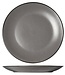 C&T Speckle - Assiette à dessert - Gris - D19,5xh2,5cm - Céramique - (lot de 6)