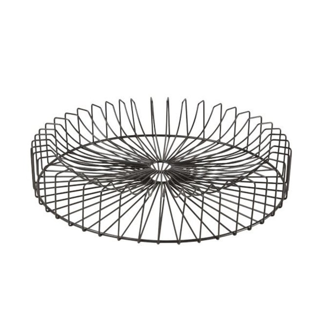 C&T Orbit Fruit Basket Black Round D40xh6cm