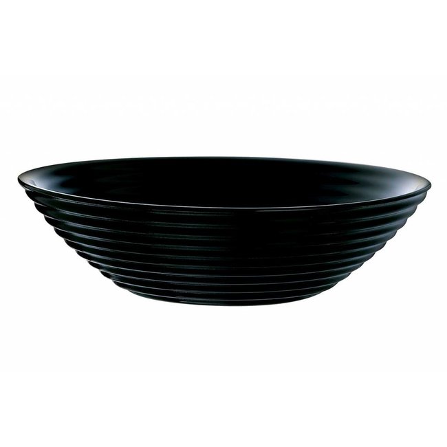 Luminarc Harena Geschirr - Schüssel - 27cm - Schwarz - Glas - (3er Set)