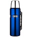 Thermos King Bev. Bottle Metalic Blue 1200mlwith Handle 9.5x9.5x31.5cm