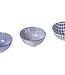 C&T Blue Mix A Bowls D12xh6cm (set of 6)