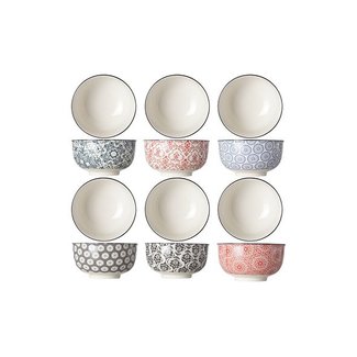 C&T Delirio - Bowl - D15xh8cm - Ceramic - (Set of 6)