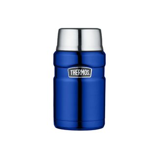 Thermos King Voedseldrager Metalic Blauw 710ml9x9xh18.5cm