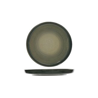 C&T Destino-Green - Bread plate - D15.5cm - Ceramic - (set of 6)