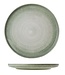 C&T Destino-Green - Dinner plate - D25cm - Ceramic - (set of 6)