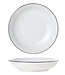 C&T Tavola-Gray - Deep Plate - D20.5cm - Porcelain - (set of 6)