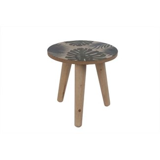 Cosy @ Home Jungle Table Bois Nature 25x25x25cm