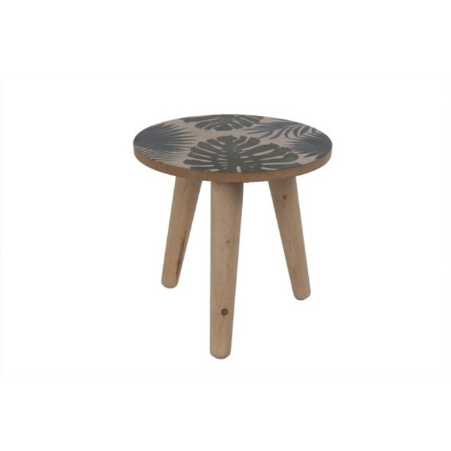 Cosy @ Home Jungle Table Bois Nature 25x25x25cm