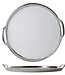 C&T Serving Tray Round 25cm Nickel-enamel