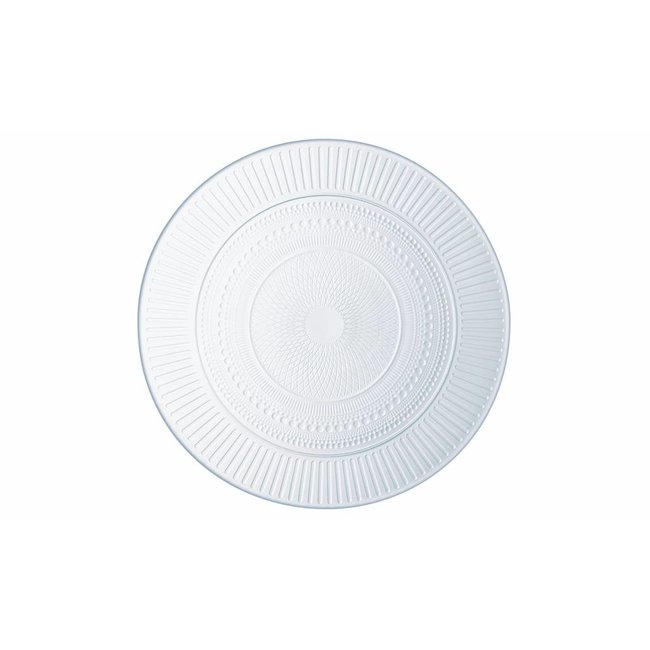 Luminarc Louison - Assiettes plates - D25cm - Verre - (Lot de 6)