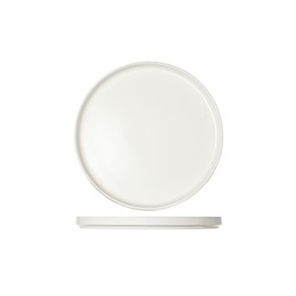 C&T 1350-White - Dessertbord - D22xh2cm - Porselein - (Set van 4)