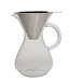 C&T Coffee pot - Transparent - Filter Stainless Steel - 500cl - 12x18.8cm - Glass