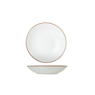 Cosy & Trendy For Professionals Terra Arena - Deep Plate - White - D26cm - Porcelain - (set of 6).