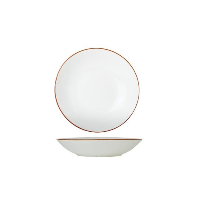 Cosy & Trendy For Professionals Terra Arena - Assiette creuse - Blanc - D26cm - Porcelaine - (lot de 6)