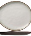 C&T Plato Mat Assiette Ovale Poterie - 19.5x16cm (lot de 6)