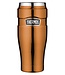 Thermos "King Tumbler Mug" couleur cuivre 470ml sans poignée (20 * 7 cm)