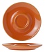 Cosy & Trendy For Professionals Bola-Orange - Assiettes à Café - D14.5cm - Porcelaine - (Lot de 12)