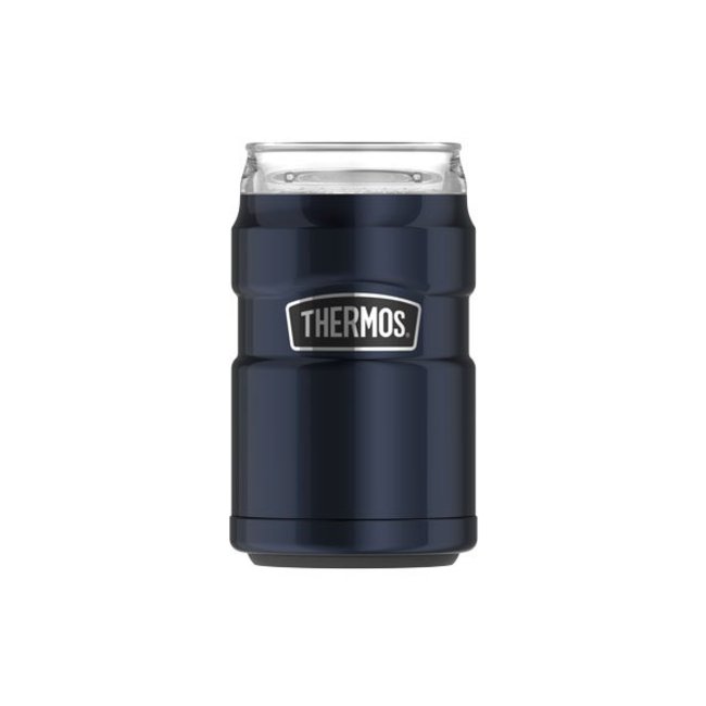 Thermos King 2en1 Ss Can Isulator Blue 290ml7.5x7.5x11.5cm