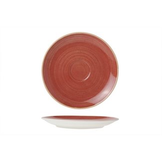 Cosy & Trendy For Professionals Twister Red Saucer D16cm