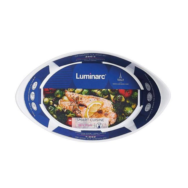 Luminarc Intelligente Küche - Ofenschale - Weiß - 29x17cm - Opal