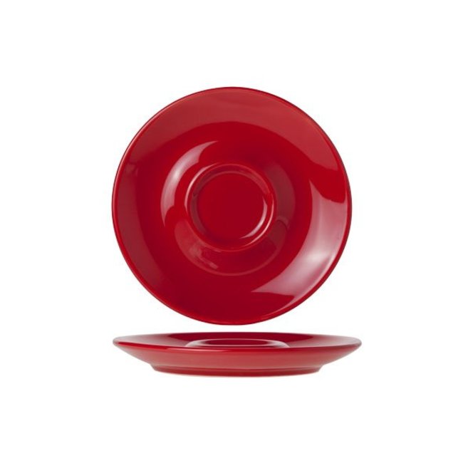 Cosy & Trendy For Professionals Bola-Red - Kaffee-Untertasse - D14,5cm - Porzellan - (6er-Set)