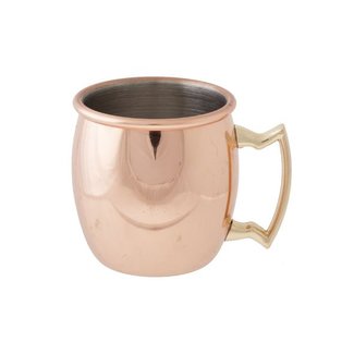 C&T Moscow - Mini Mug - Gold - 8 cl - Copper - (set of 6).