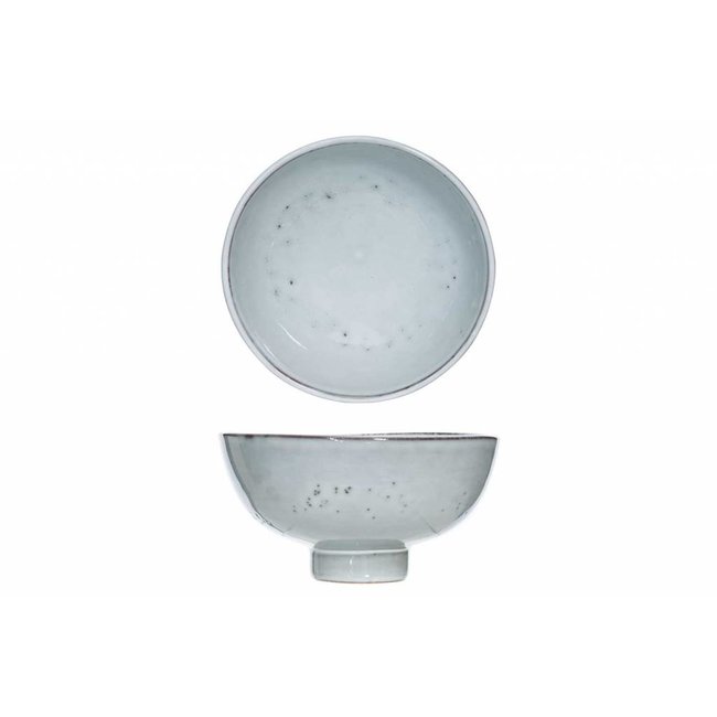 C&T Dachboden - Schüssel - Grau - D12,5xh6cm - Keramik - (6er-Set)