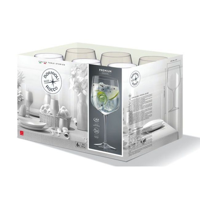 Bormioli Premium - Cocktail-Gingläser - 76cl - (Set von 6)