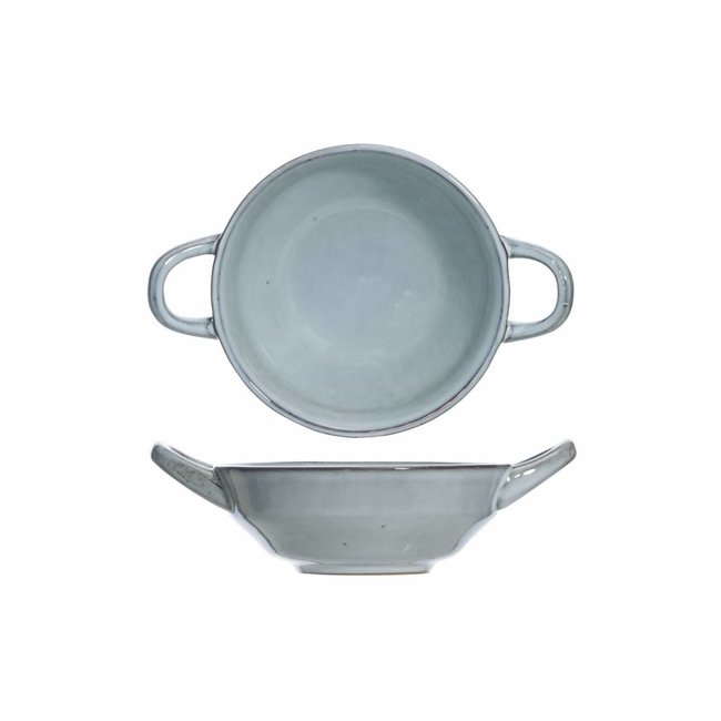 C&T Loft - Soup bowl - Gray - 50cl - D16-22,8xh5,7cm - Ceramic - (set of 6)