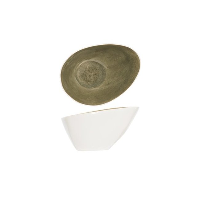 C&T Spirit - Bowl - Green - 15x11.5xh8.5cm - Ceramic - (set of 6)