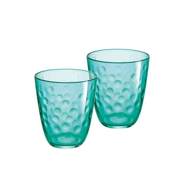 Luminarc Concepto-Bulle-Pepite - Green - Water glasses - 31 cl - Glass - (Set of 6)