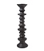 Cosy @ Home Candleholder Black Pottery 12x45cm