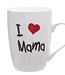 C&T Beker -  'i Love Mama' - 36cl - D8,3xh10,5cm - (set van 6)