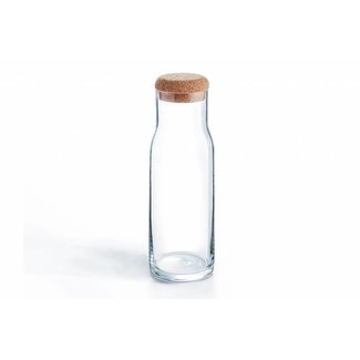 Luminarc Funambule Carafe 1L With Cork Stopper - Glass - (Set of 3)