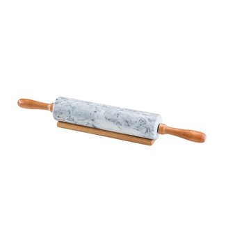 C&T Rolling pin - 45x6x6.6cm - Wood/Marble