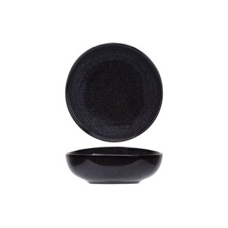 Cosy & Trendy For Professionals Black Granite - Kommetje - Zwart - D14cm - Porselein - (set van 6).