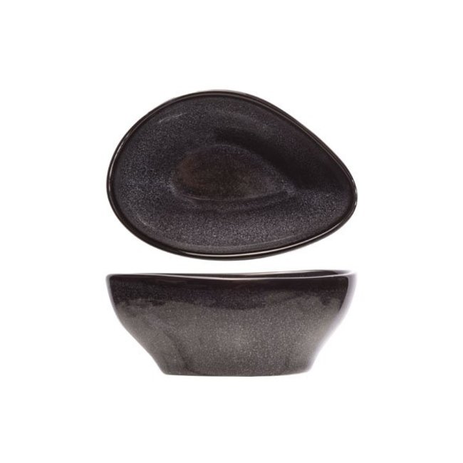 Cosy & Trendy For Professionals Schwarz-Granit - Schale - Schwarz - 14x10,5xh6cm - Porzellan - (6er-Set)