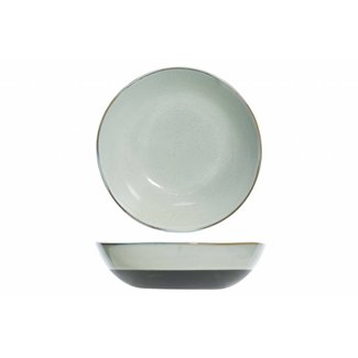 C&T Mistura - Deep Plates - D17xh4.7cm - Porcelain - (Set of 6)