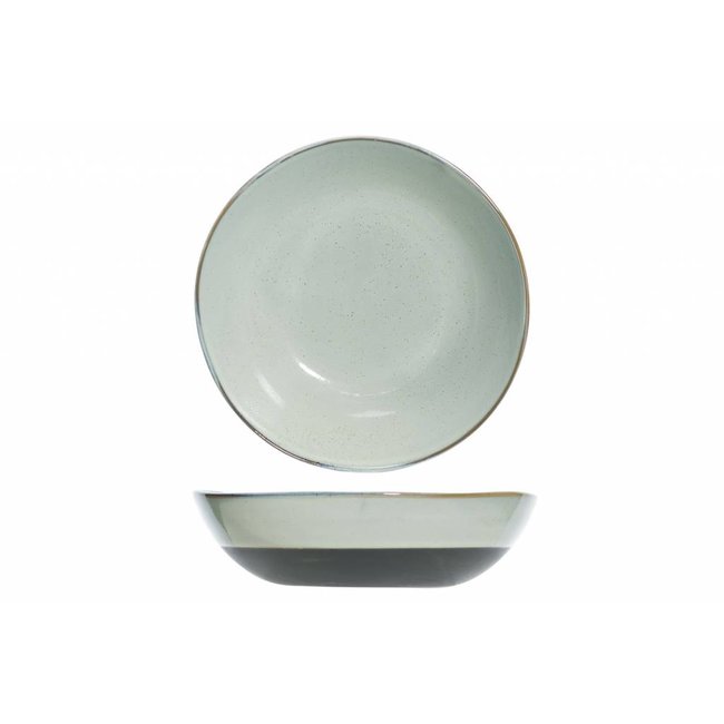 C&T Mistura - Deep Plates - D17xh4.7cm - Porcelain - (Set of 6)