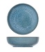 C&T Sparkling - Plat - Bleu - D11.5xh3.8cm - Céramique - (lot de 6)