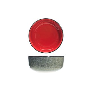 C&T Ciel Rouge - Schüssel - Rot - T11xh5cm - Keramik - (6er-Set).